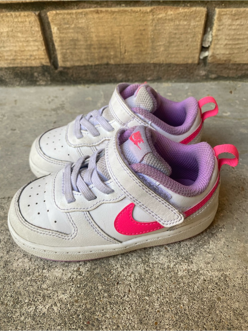 Nike Court Borough Low 2 Toddler Girls Sneakers - Size 8C